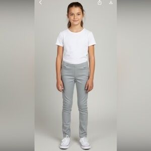 New BCBG Highrise Skinny Limestone Jeggings With Zipper On Legs